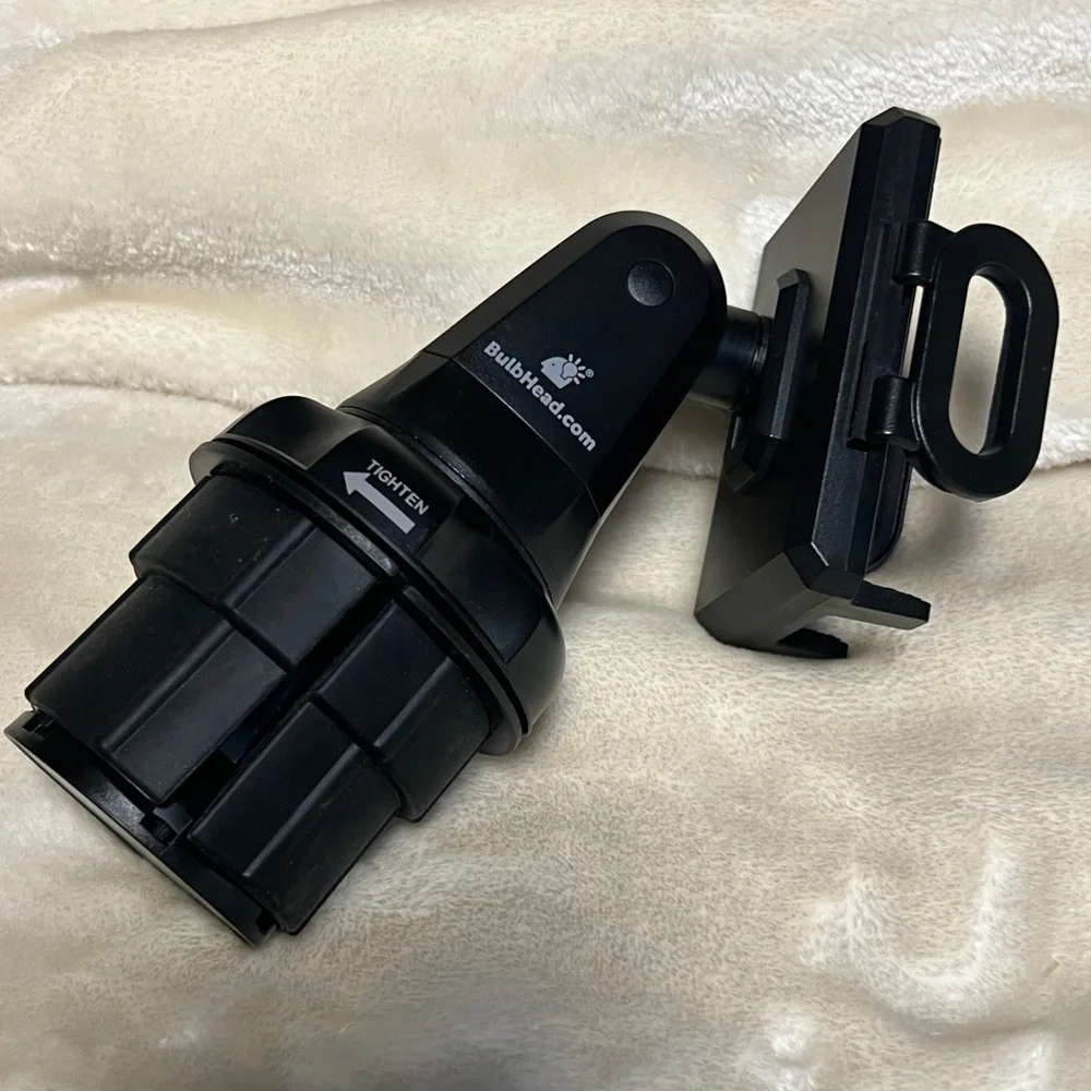 NWOT 📱 BULBHEAD CAR/TRUCK BLACK UNIVERSAL CUP HOLDER CELL PHONE MOUNT
